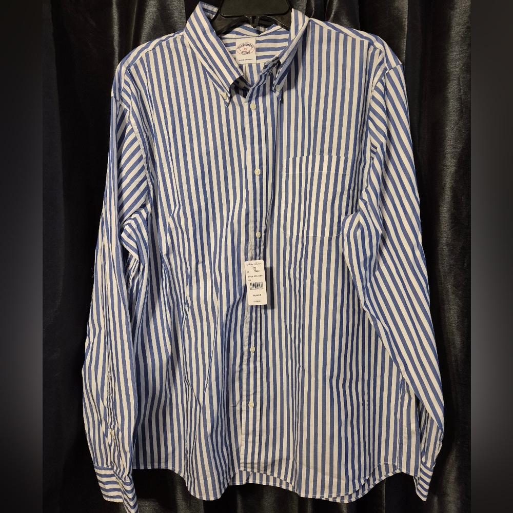 NEW  Brooks Brothers Striped Men's Shirt